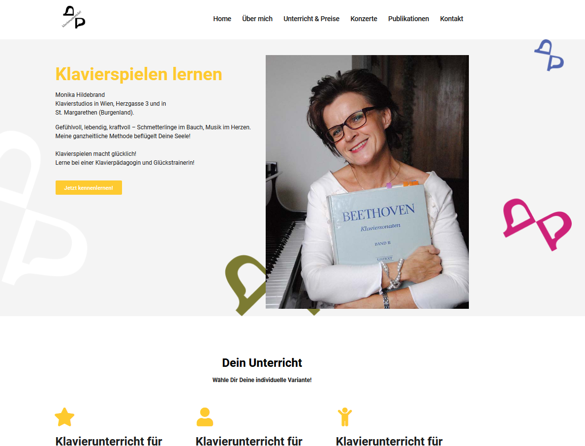 klavierunterricht homepage